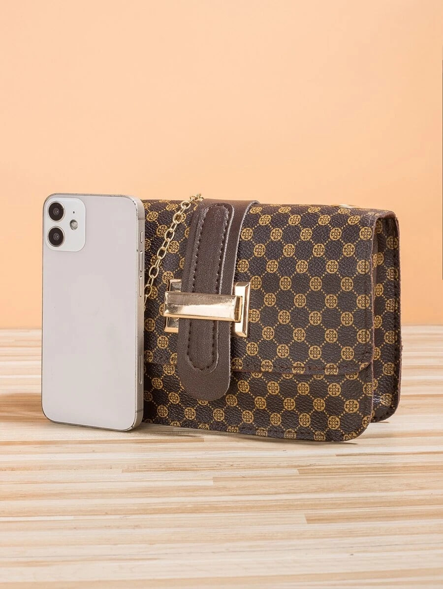 حقيبة مربعة بنية صغيره شنط وحقائب شنط