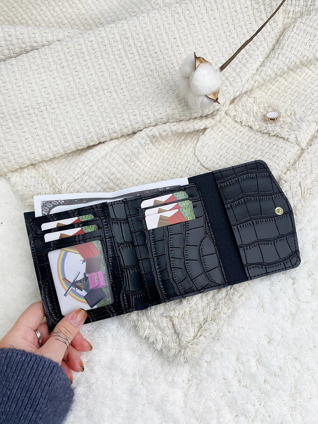 حافظة نقود اسود صغيرة شنط وحقائب شنط