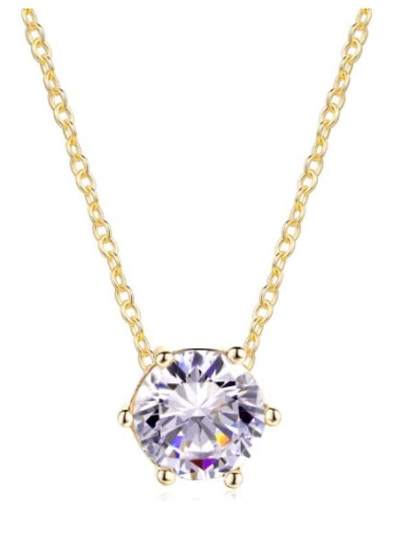 سلسال زركون ريقيلور ستون سلسال متوفر 2 لون ذهبي