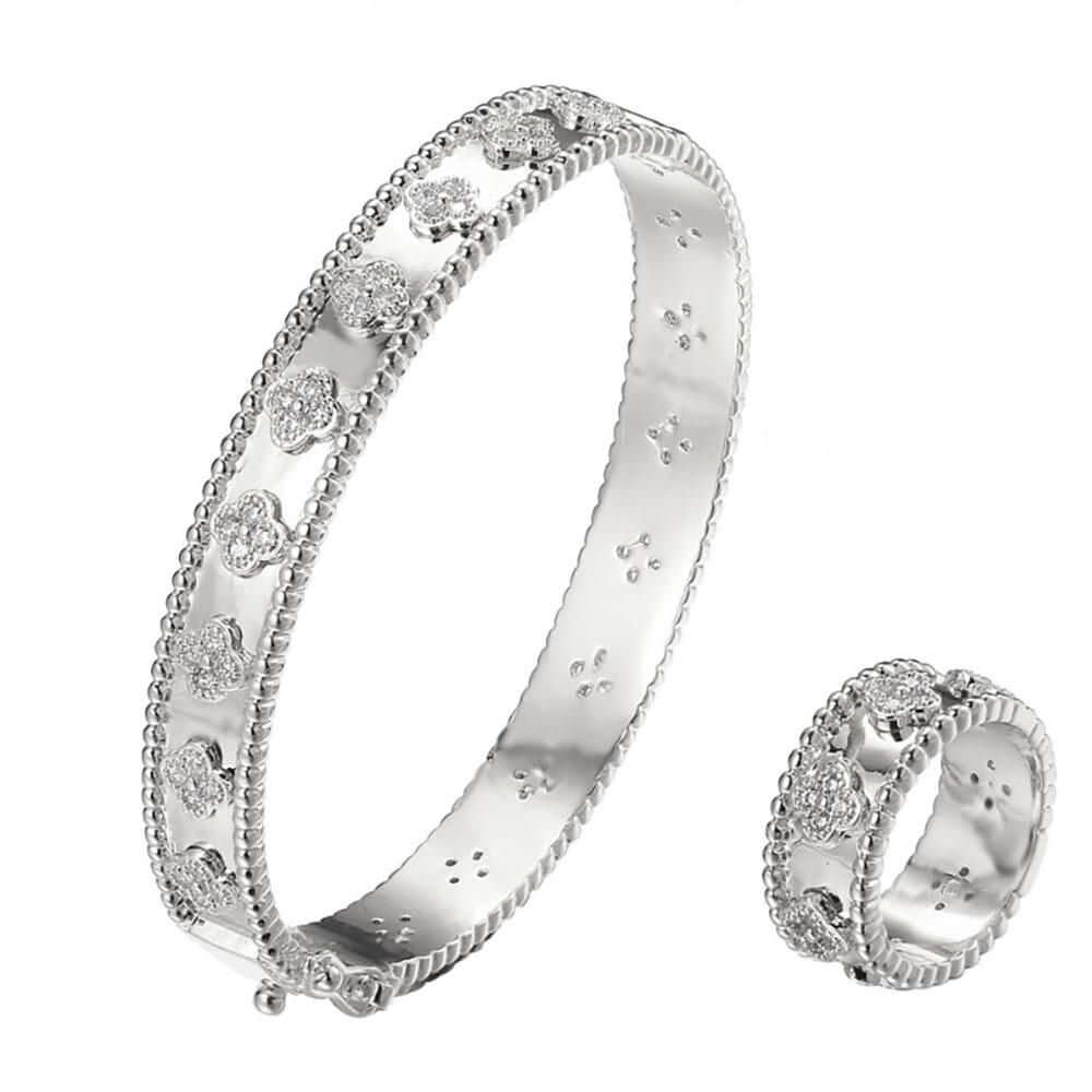 اسواره فان كليف مع خاتم زركون اسواره van cleef