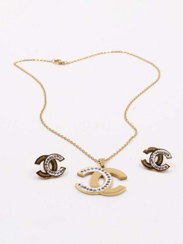 طقم شانيل كريستال اطقم chanel