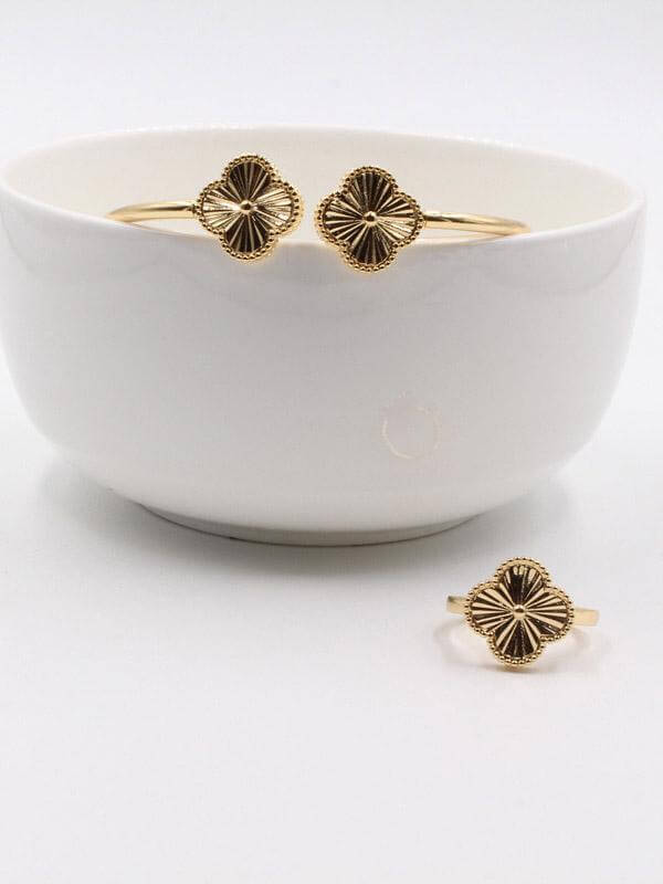 اسواره وخاتم فان كليف قولد ون فلاور اسواره van cleef