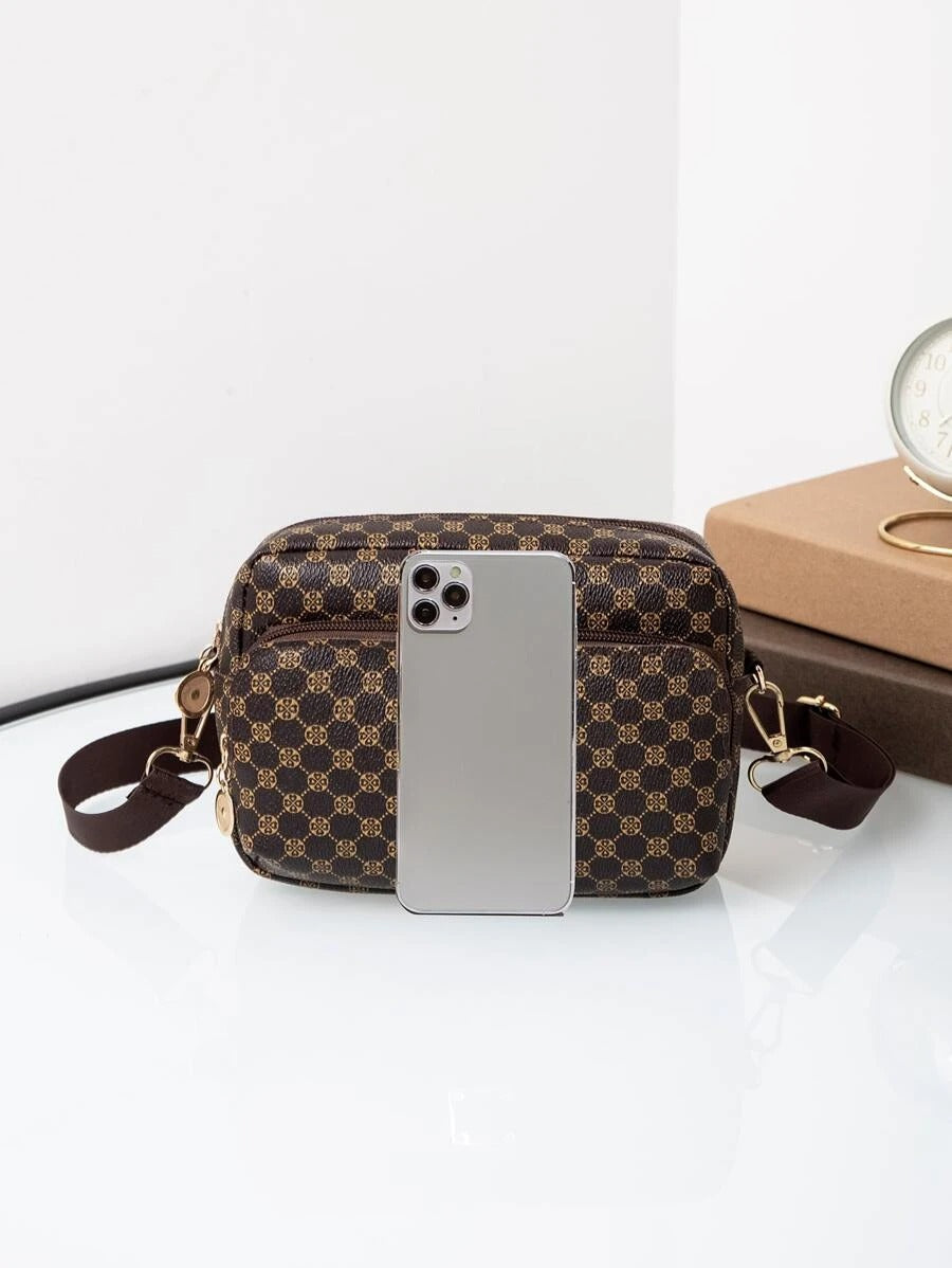 حقيبة مربعة بني صغير شنط وحقائب شنط