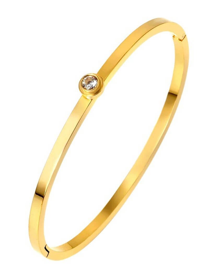 اسوارة بانقل ستون اسواره متوفر 2 لون ذهبي