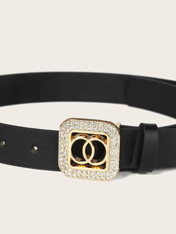 حزام جلد شانيل احزمة chanel