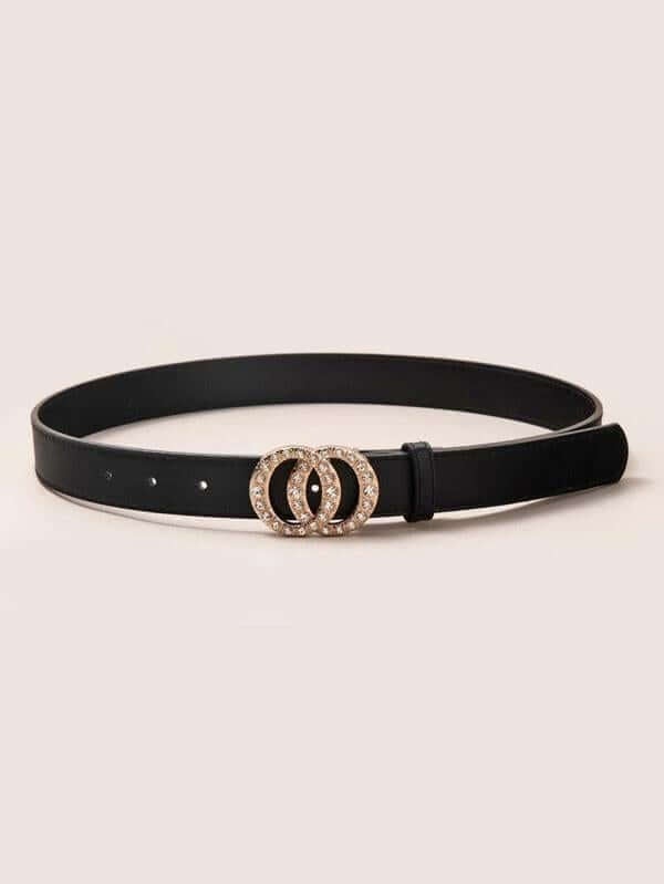 حزام شنيل كريستال احزمة متوفر 1 لون