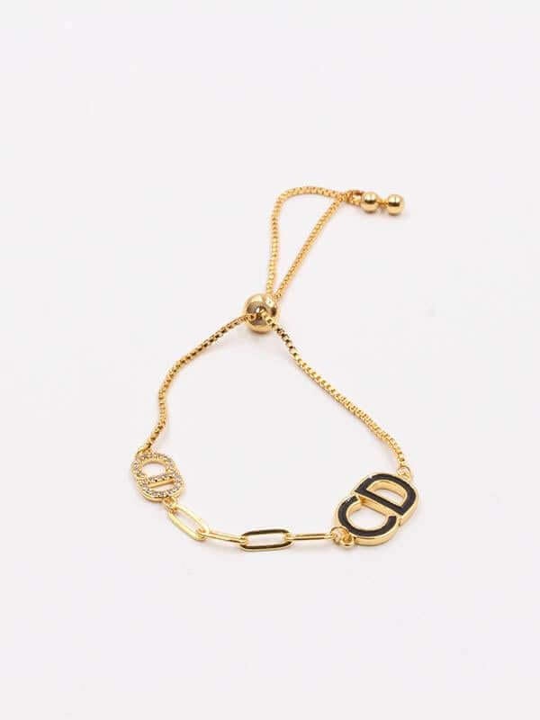 اسوارة سي دي ديور صدف اسواره dior ذهبي اسود