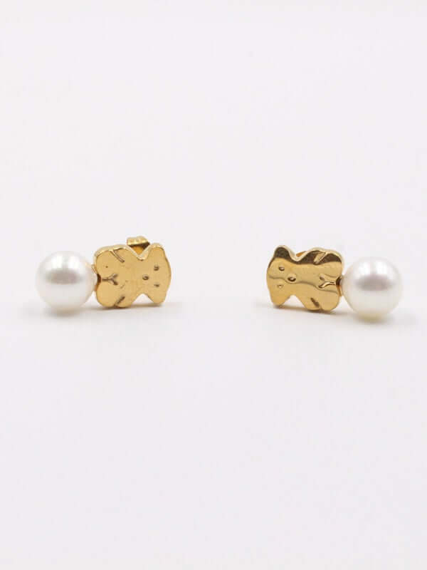 حلق توس بيرل صغير حلق دبدوب