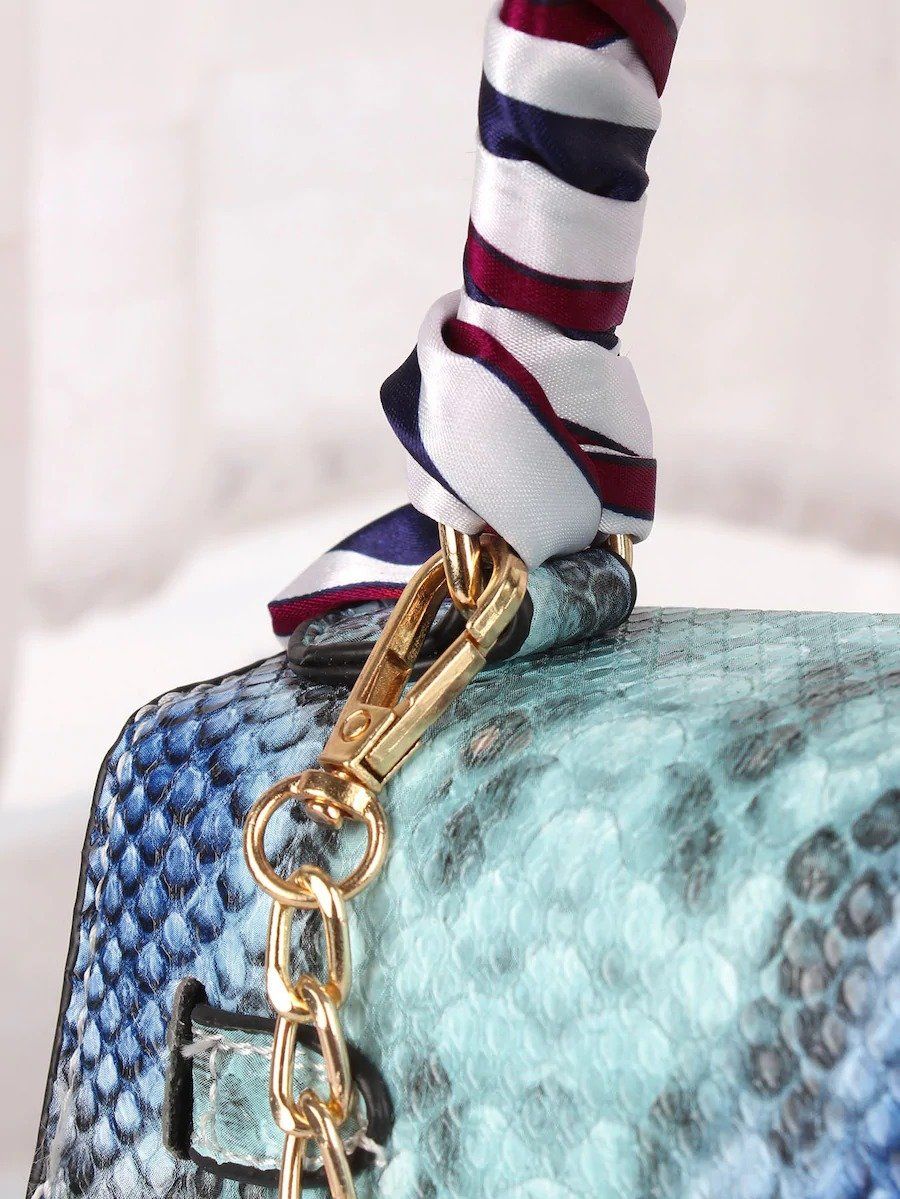 شنطة جلد تمساح ملون شنط وحقائب شنط