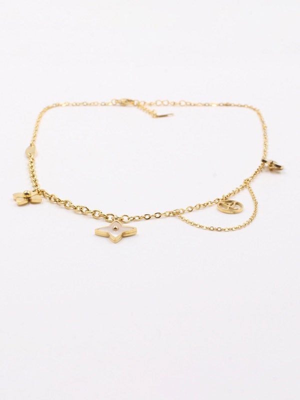 سلسال لويس فيتون ستنلس ستيل سلسال louis vuitton