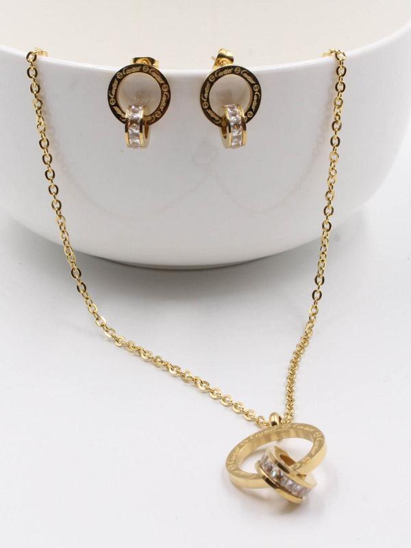 طقم كارتير وذ لوقو اطقم CARTIER ذهبي