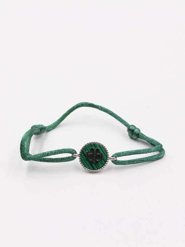 اسوارة توري بورش خيط اسواره tory burch اخضر فضي