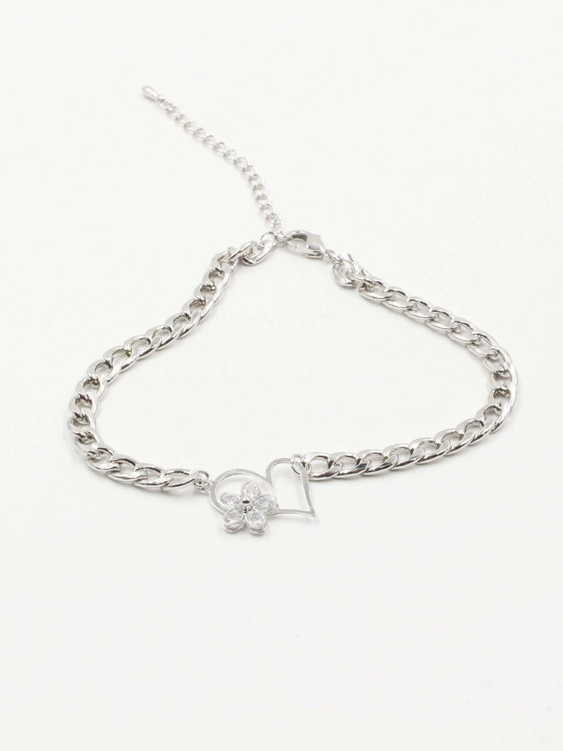 اسواره قلب ناعمه اسواره متوفر 2 لون فضي