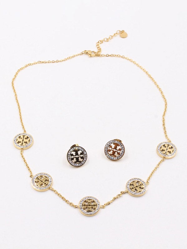 طقم توري بورش كريستال اطقم tory burch