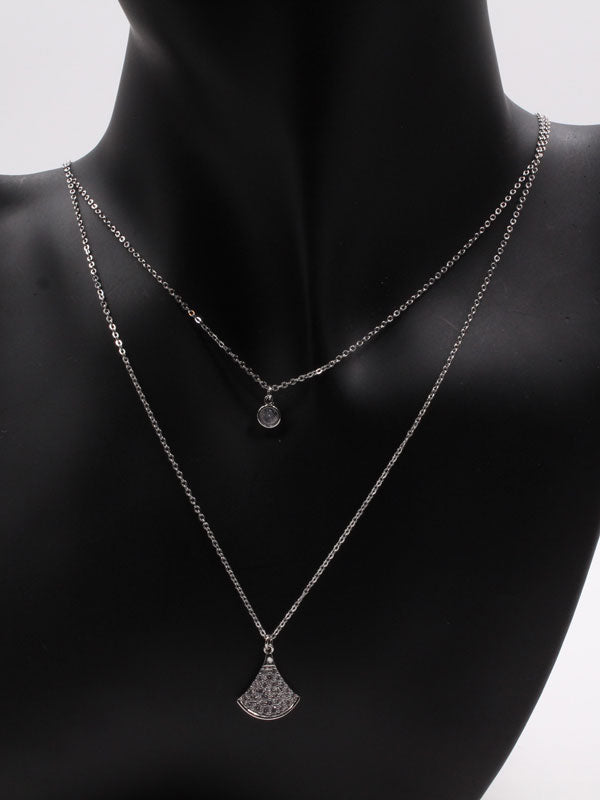 سلسال بولغاري طبقتين زركون سلسال bvlgari