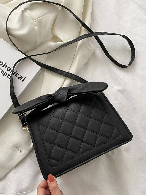 حقيبة ساتشيل فيونكة اسود شنط وحقائب شنط