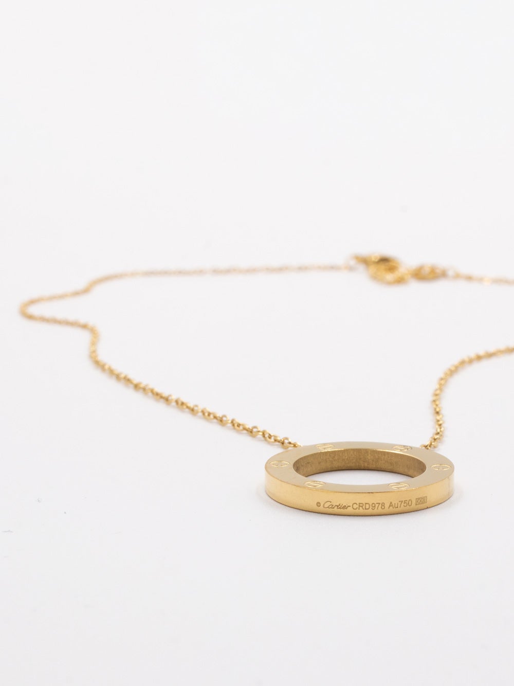 سلسال كارتير مدور ذهبي سلسال CARTIER