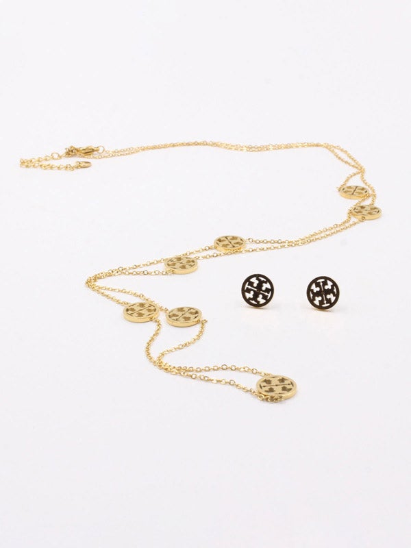 طقم توري بورش طويل اطقم tory burch ذهبي