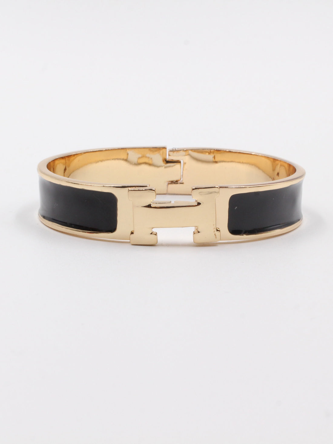 سوار هيرمز ملونة اسواره HERMES اسود ذهبي