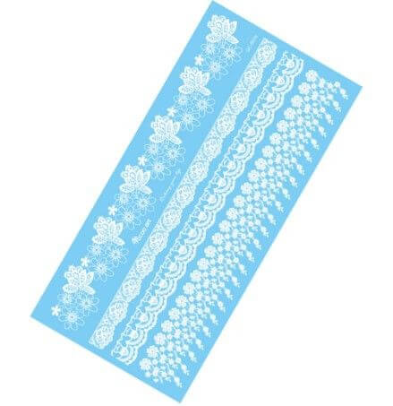 تاتو اسود وابيض ورود وفراشات تاتوو متوفر 1 موديل