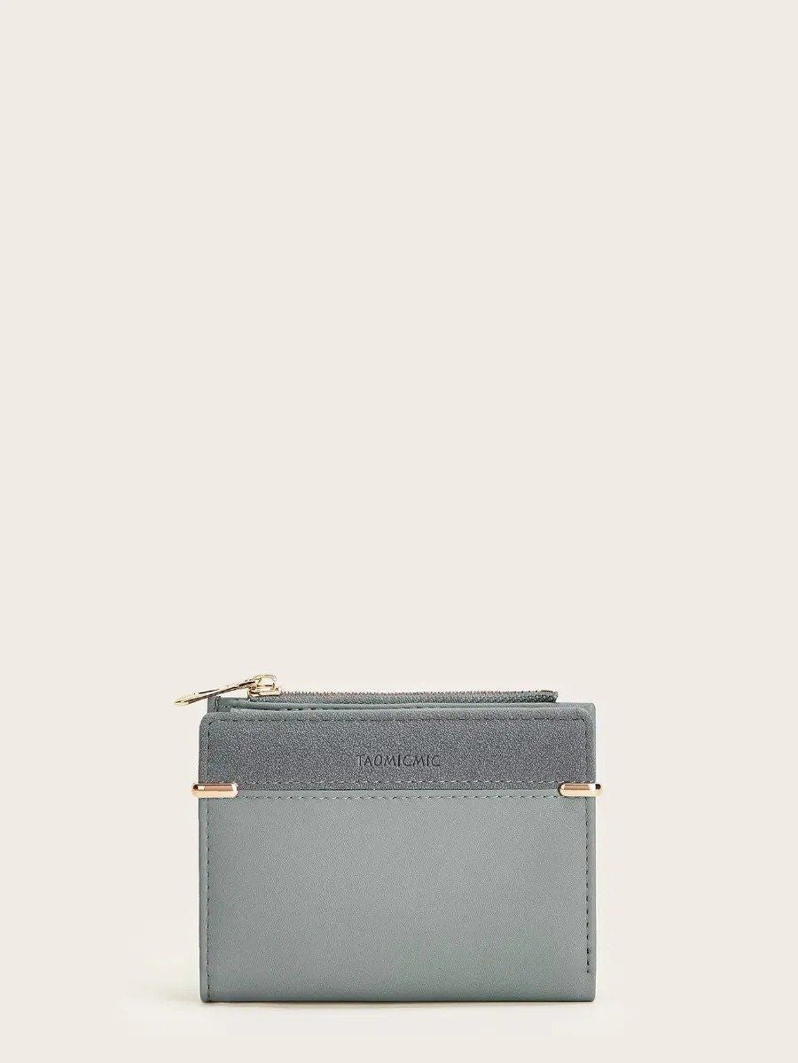 محفظة جلد صناعي فاخره محافظ بوك سماوي