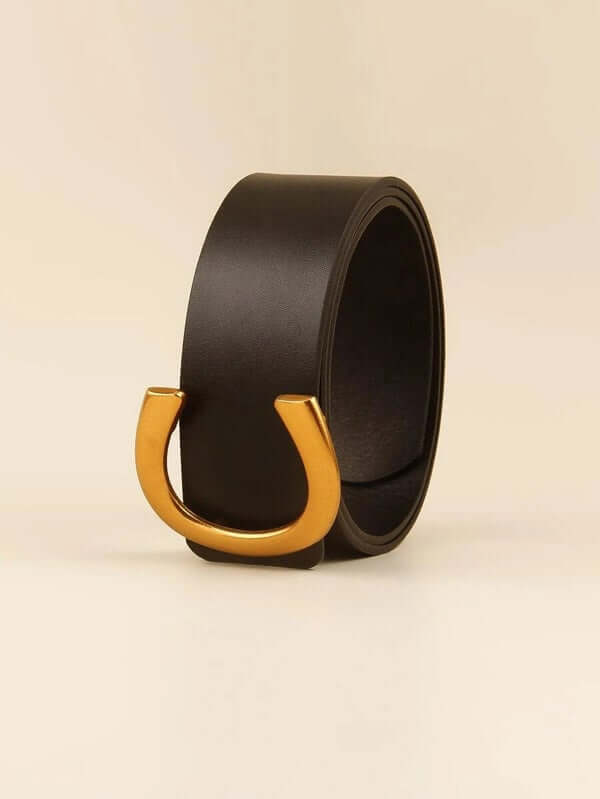 حزام اسود C احزمة متوفر 1 لون