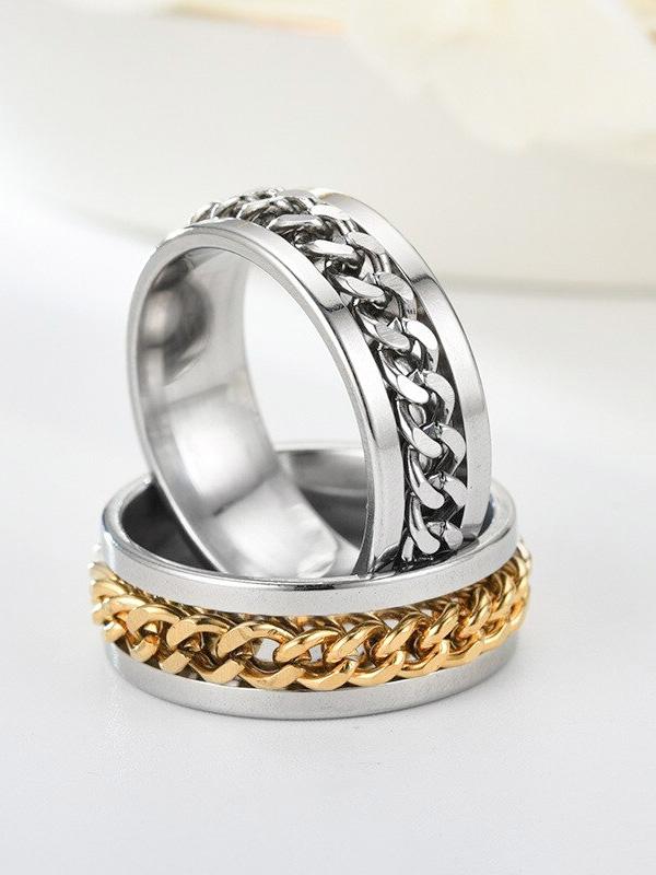 دبلة جنزير ملون خواتم متوفر 1 لون