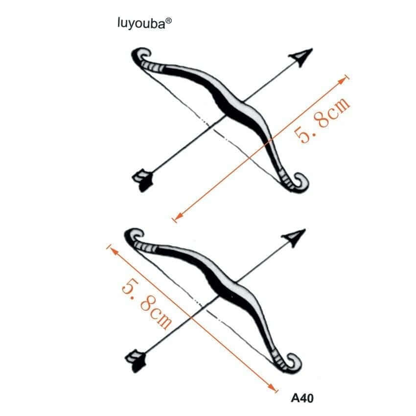 تاتوو برج القوس تاتوو متوفر 1 لون