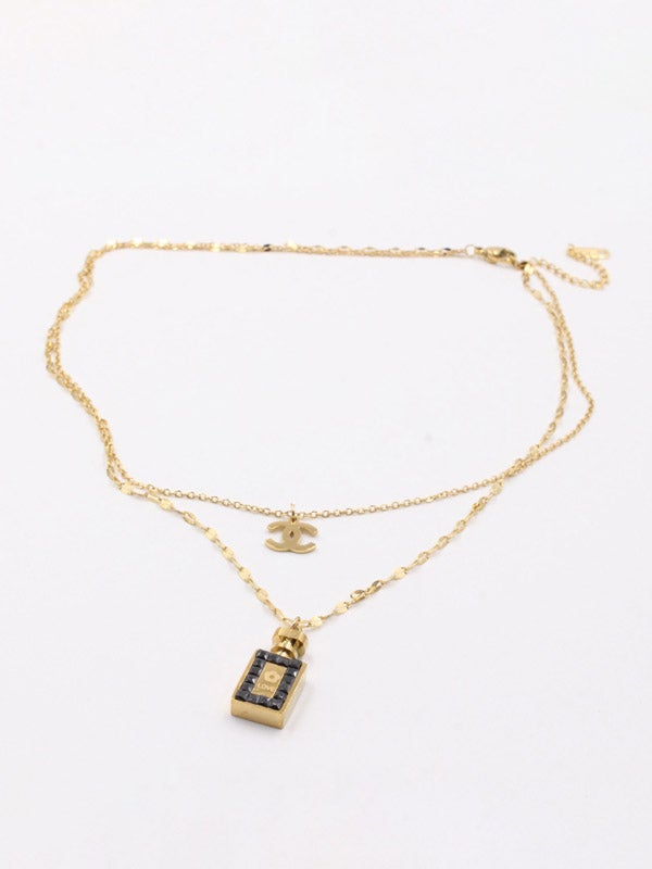 سلسال شانيل ستنلس ستيل سلسال chanel