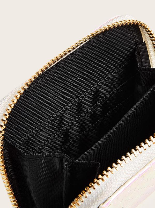 محفظة جلد ثعبان لماع محافظ بوك