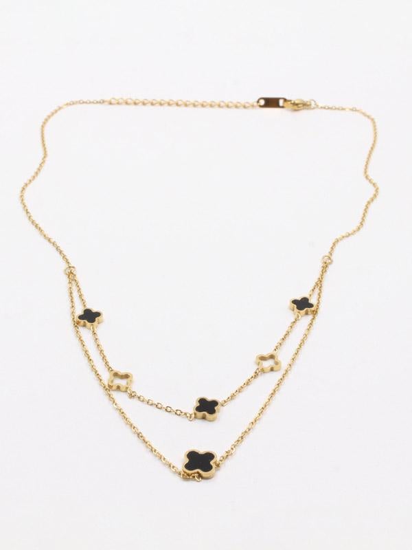 سلسال فان كليف ملون دورين سلسال van cleef اسود