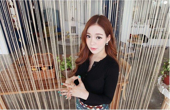 حلق لولو دبل ايرينق حلق متوفر 2 لون