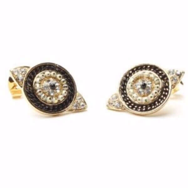 حلق تراثي ملون حلق متوفر 6 الوان اسود ذهبي