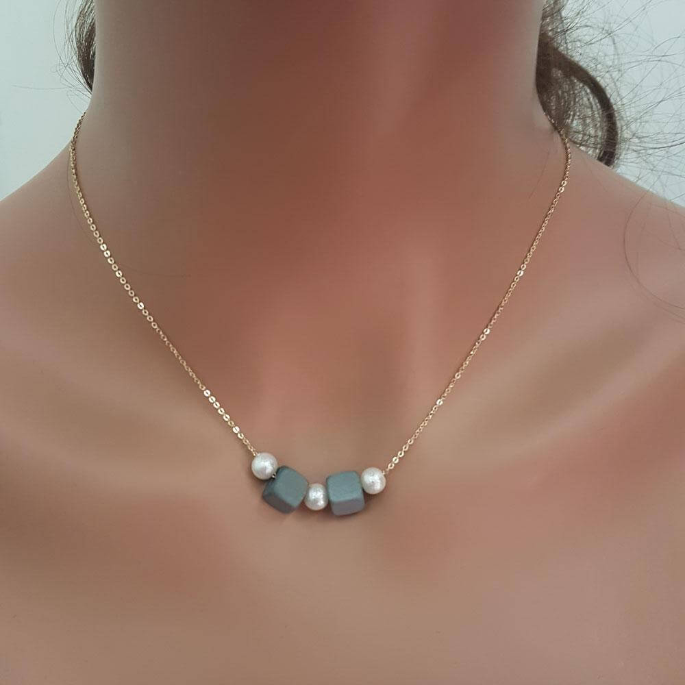 سلسال لولو غجري ملون سلسال متوفر 6 لون