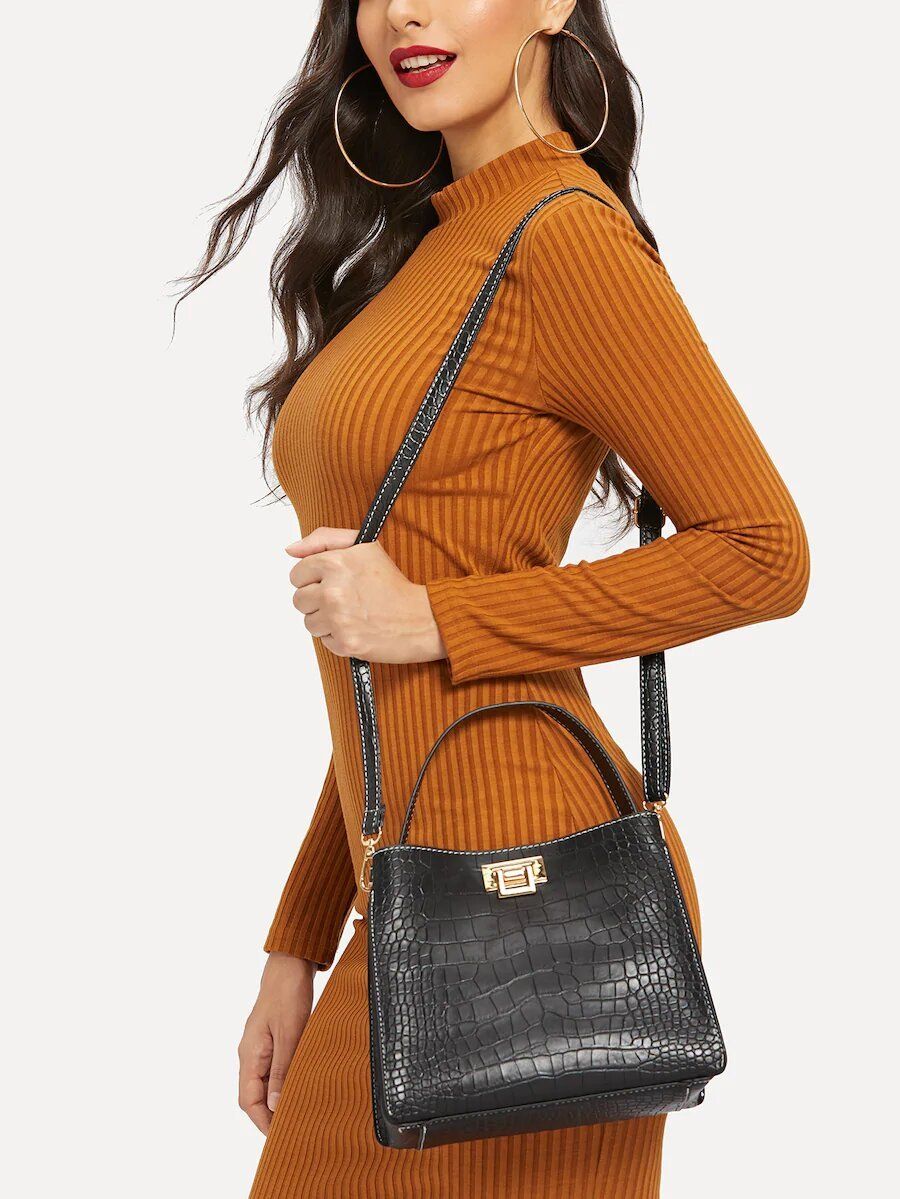 شنطة جلد ثعبان شنط وحقائب متوفر 1 لون