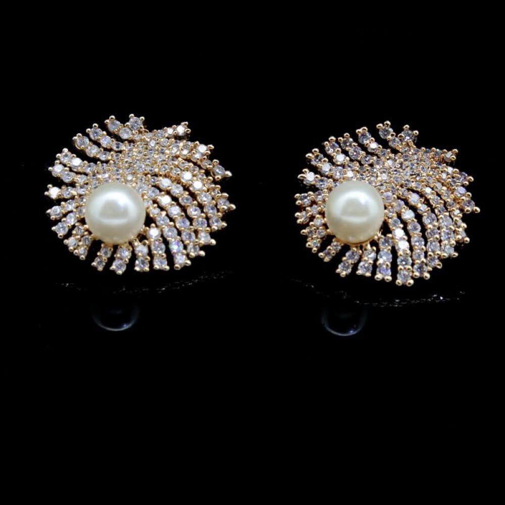 حلق زركون سهر لولو حلق متوفر 2 لون