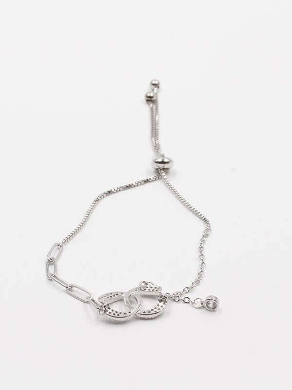 اسوارة شانيل جنزير زركون اسواره chanel