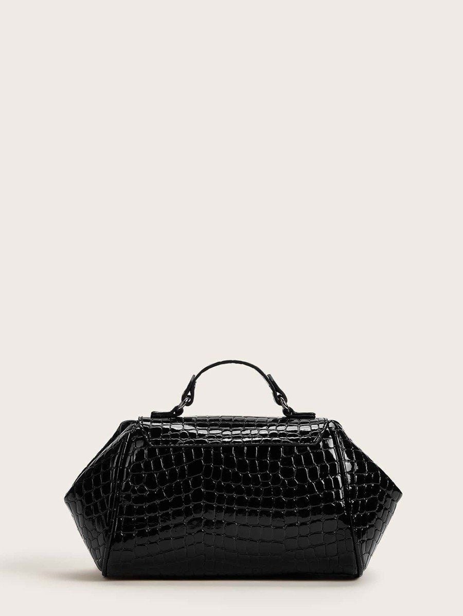 شنطة جلد تمساح اسود شنط وحقائب شنط