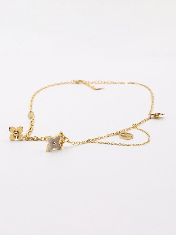 سلسال لويس فيتون ستنلس ستيل سلسال louis vuitton