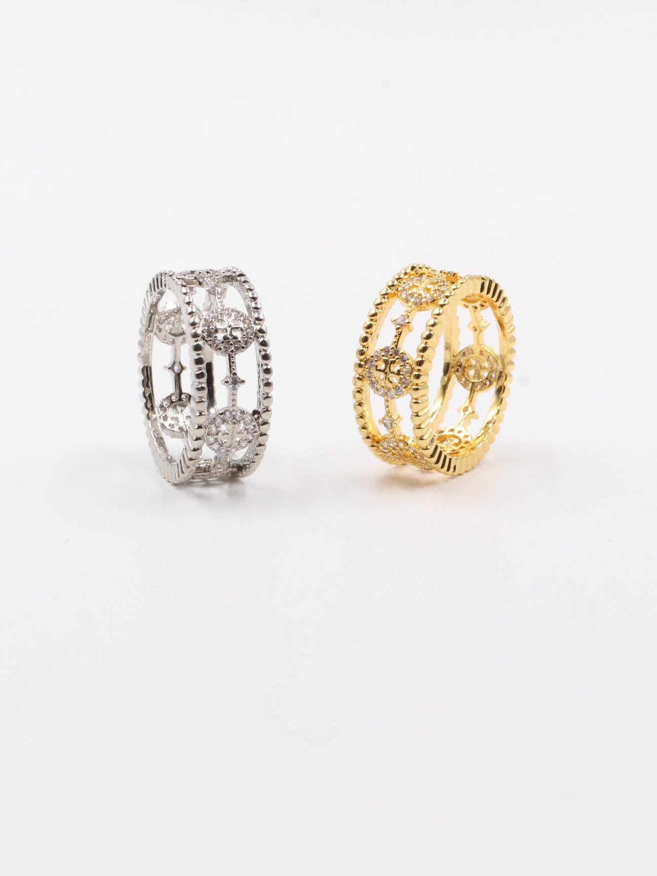 Tory Burch Cubic Zirconia Ring - خاتم توري بورش زركون خواتم tory burch