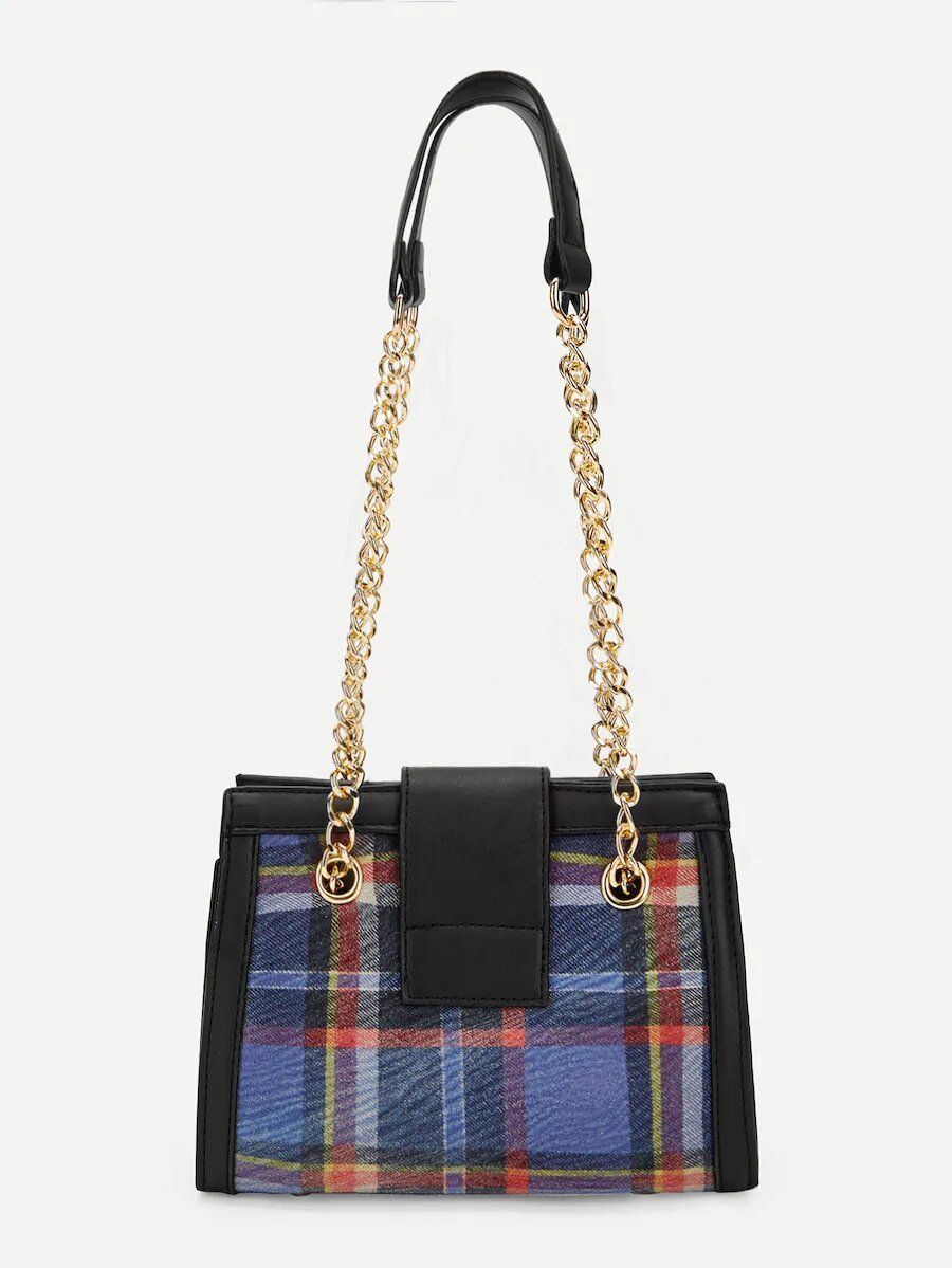 شنطة كاروهات صغيره شنط وحقائب متوفر 1 لون