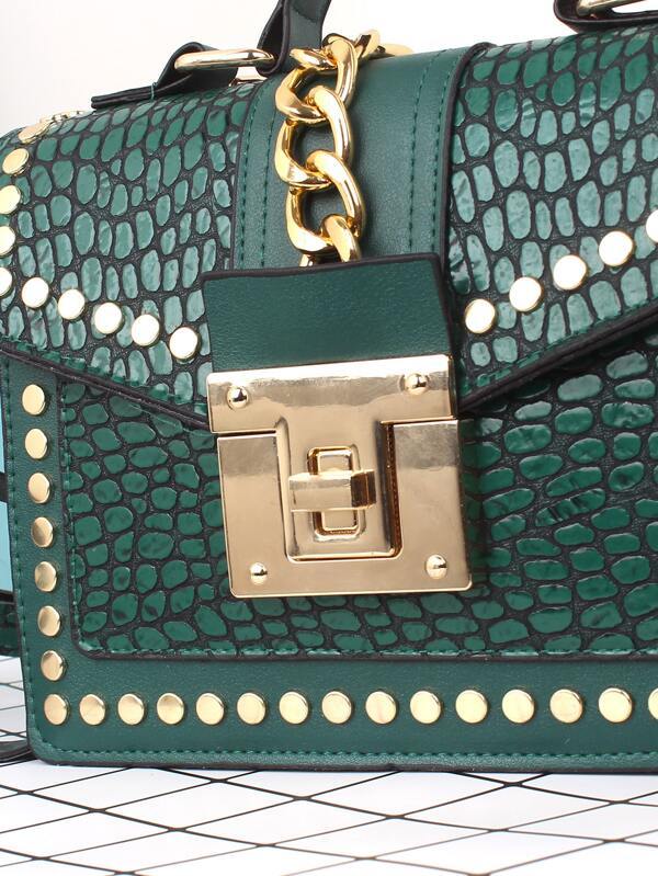 شنطة قولدن جلد ثعبان شنط وحقائب شنط