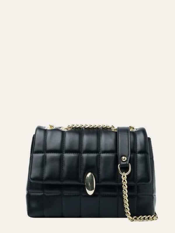 حقيبة كتف بسلسله ذهبية شنط وحقائب شنط