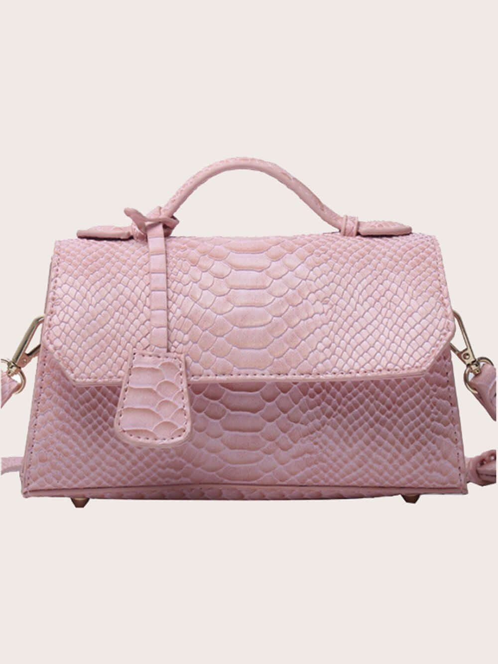 حقيبة كلاتش جلد ثعبان انيقة شنط وحقائب شنط وردي