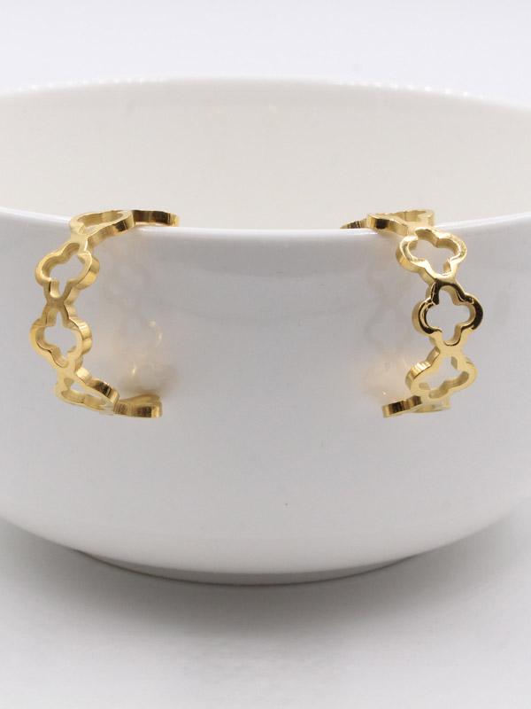 حلق فان كليف مدور ميتال حلق van cleef