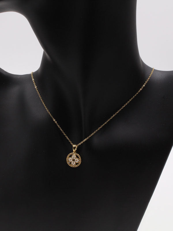 سلسال فان كليف وردة لولو صغير سلسال van cleef ذهبي