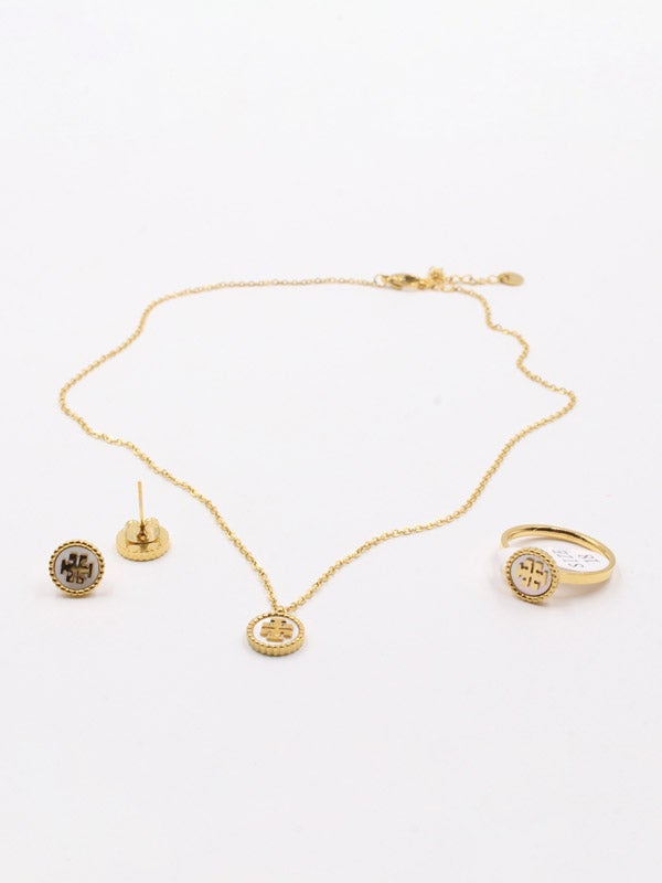 طقم توري بورش ناعم 3 قطع اطقم tory burch ابيض 18