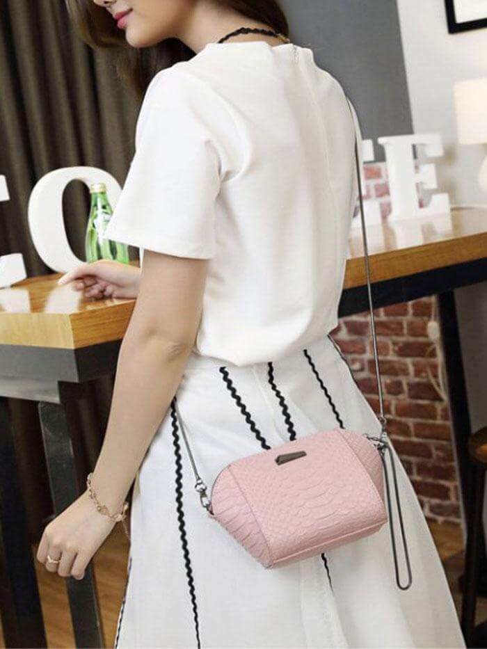 حقيبة يد جلد تمساح شنط وحقائب متوفر 3 لون