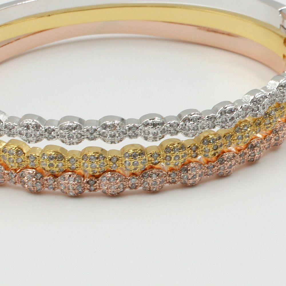 طقم اسواره و خواتم ملونه زركون خواتم متوفر 3 لون