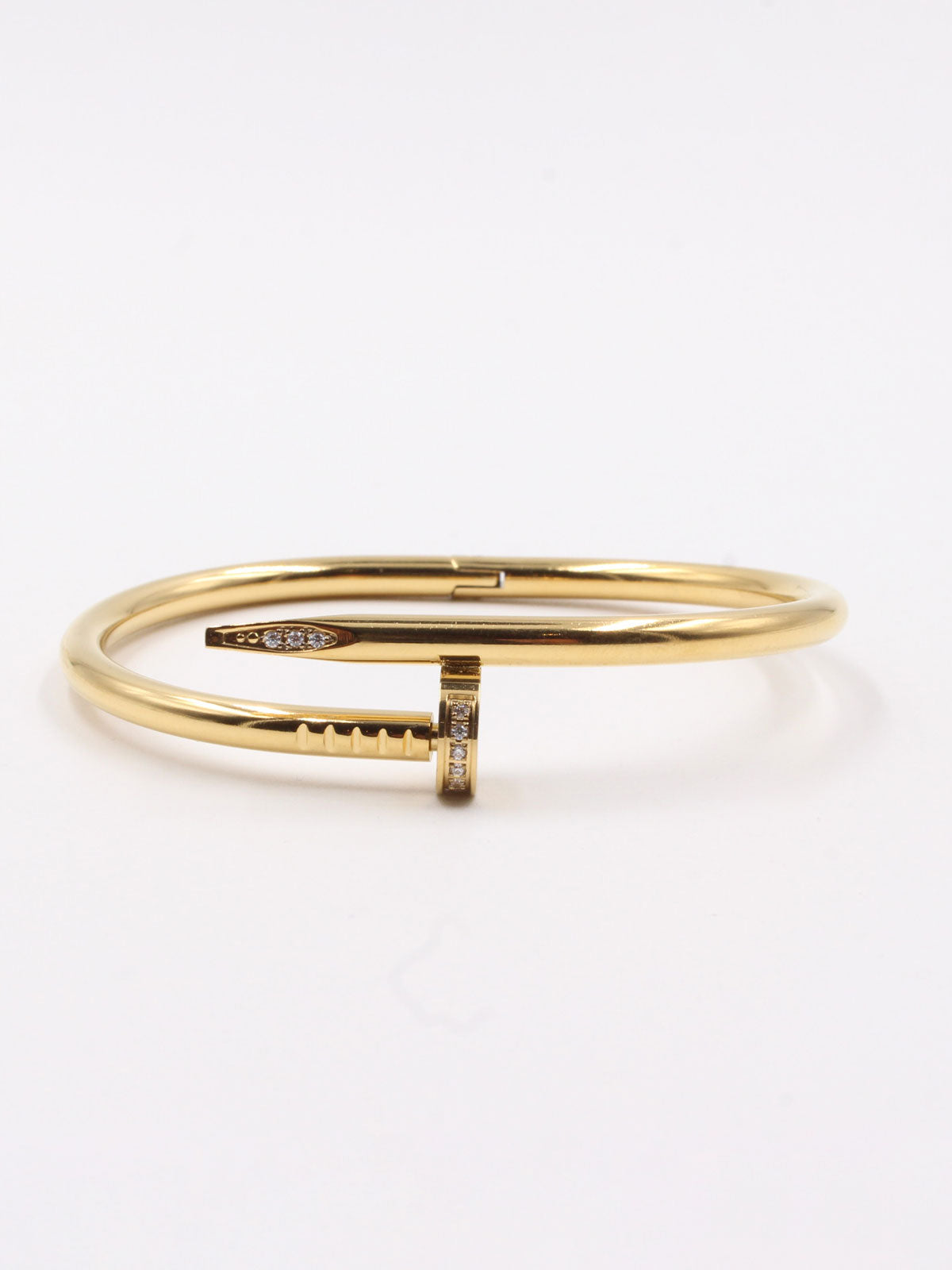 اساور كارتير مسمار زركون لوقو اسواره CARTIER ذهبي 14